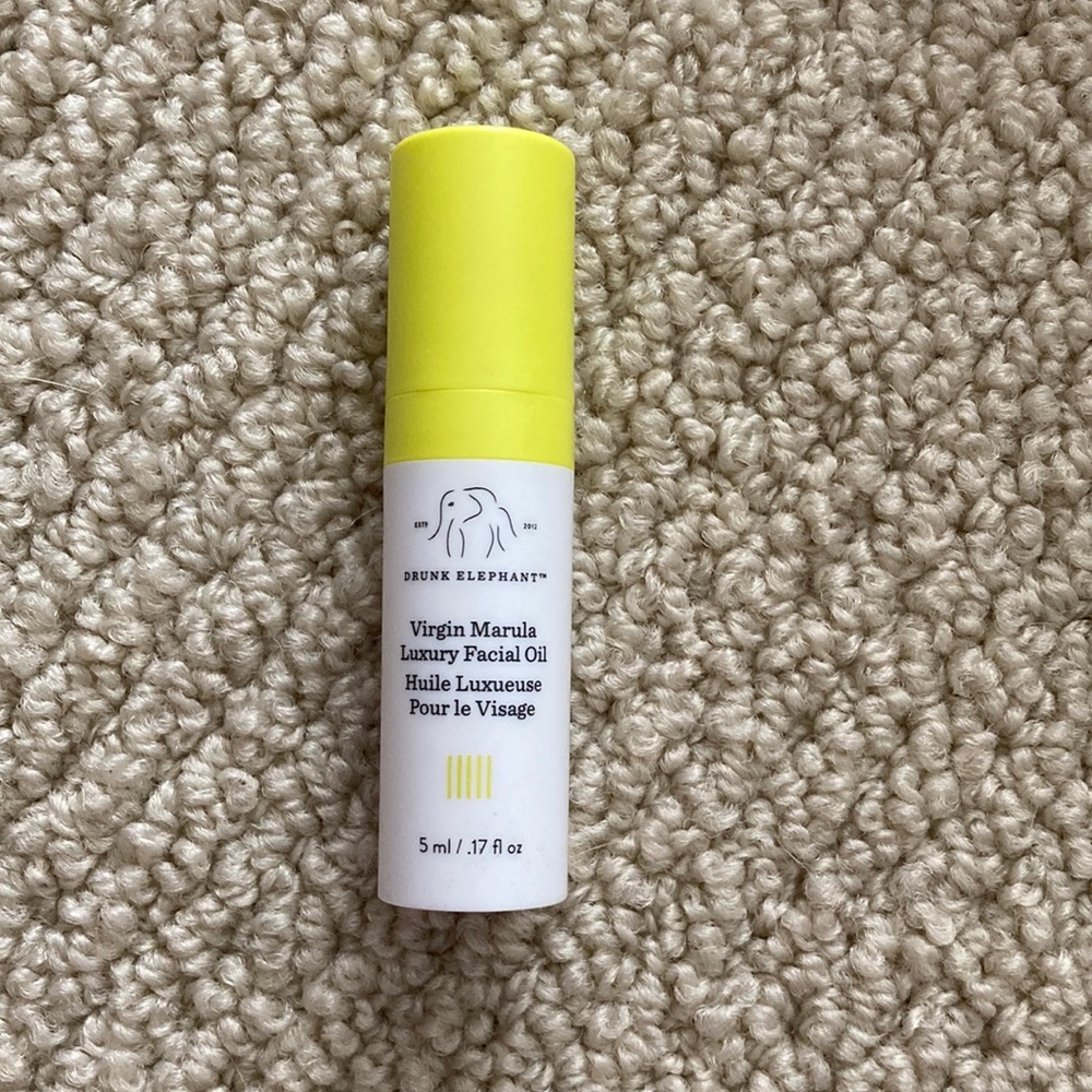 NEW Drunk Elephant Virgin Marula Luxury Facial Oil 0.17 fl oz Deluxe Travel